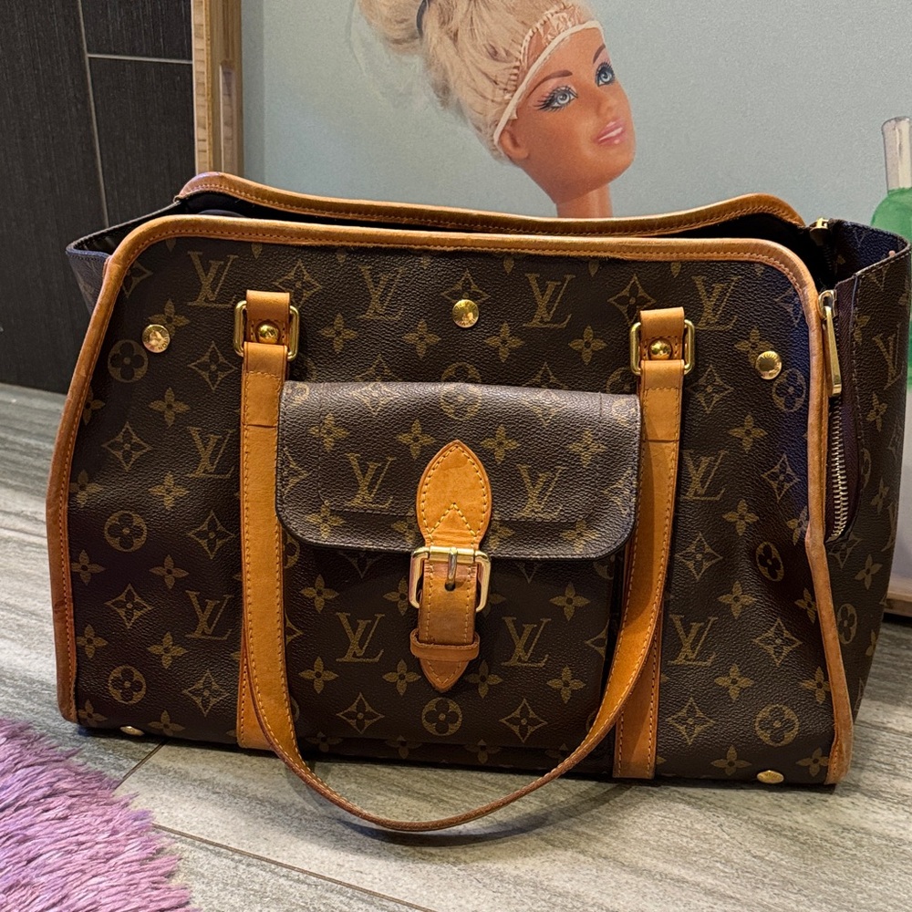 Louis Vuitton pet carrier Monogram Tote
